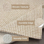 IOHOUZE Washable Runner Rug 2x12 Non Slip Rubber Backed Extra Long Hallway - Image 6