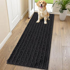 Smiry Dog Door Mat for Muddy Paws 70x24, Absorbent Dirt Trapper, Non-Slip by Smiry