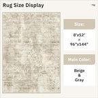 Soalmost Washable Area Rug 8x12, Large Soft Rugs - Image 5