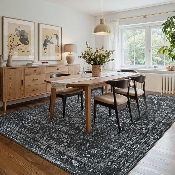Rugxara 6x9 Area Rugs for Living Room Bedroom, Large Washable Rug, Non Slip & - Image 3