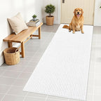 OLANLY Dog Door Mat for Muddy Paws 70x24, Ultra Absorbent Chenille Mud Doormat by OLANLY