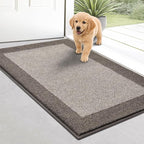 Indoor Door Mat 20" x 32", Washable Kitchen Rug, Non Slip Entryway Rug by Unknown