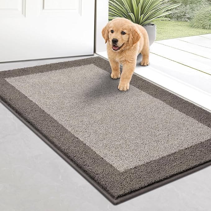 Indoor Door Mat 20" x 32", Washable Kitchen Rug, Non Slip Entryway Rug by Unknown