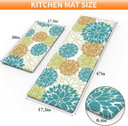 StepLively Kitchen Mats for Floor 2PCS, Anti Fatigue Mats for Kitchen Floor - Image 2