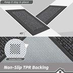 BEQHAUSE Indoor Door Mat 24" x 60", Dirt Trapper Door Mats Non-Slip Entryway - Image 4