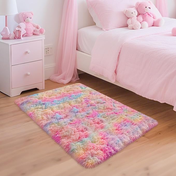 2x3 Small Area Rug Unicorn Rainbow Rugs - Image 3