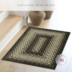 Maples Rugs Marion Bohemian Braided-Style Print Area Rug – Made in USA – - Image 3