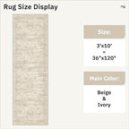 Soalmost Runner Rug 3x10 Washable Non-Slip Hallway Runner Rugs - Image 5