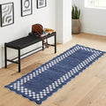 Washable Runner Rug 2x10 Modern Bordered Hallway Runner Rug Non Slip Kitchen by GarveeHome