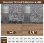 BALEINE Felt Non Slip Rug Pads, Extra Large 1/4" Thick Felt and Rubber Backing - Image 2