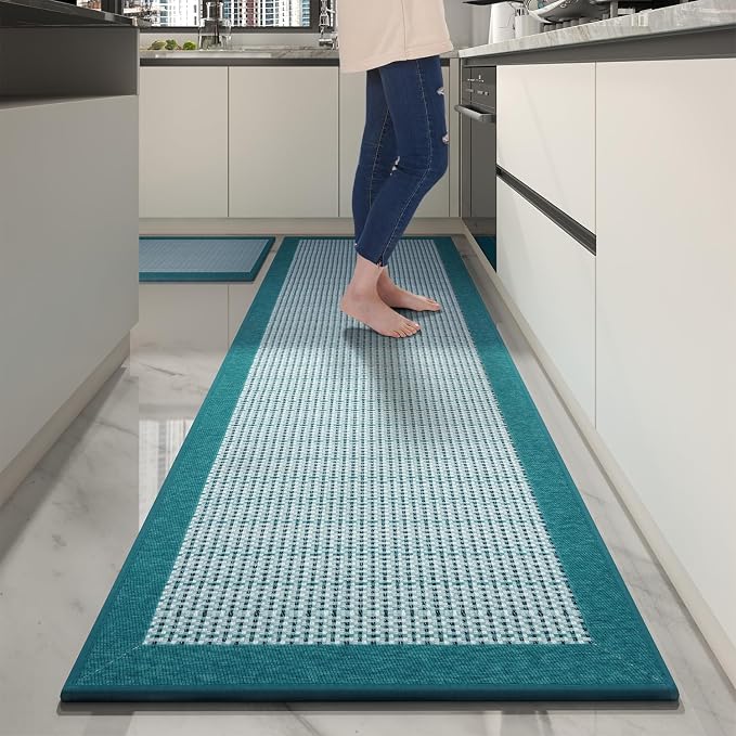 PADOOR Non Slip Kitchen Rugs Sets of 2 by PADOOR