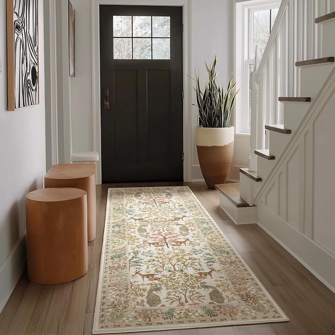 Runner Rug Washable Kitchen Runner: 2'x 6' Hallway Runner Rugs Stain Resistant - Image 2