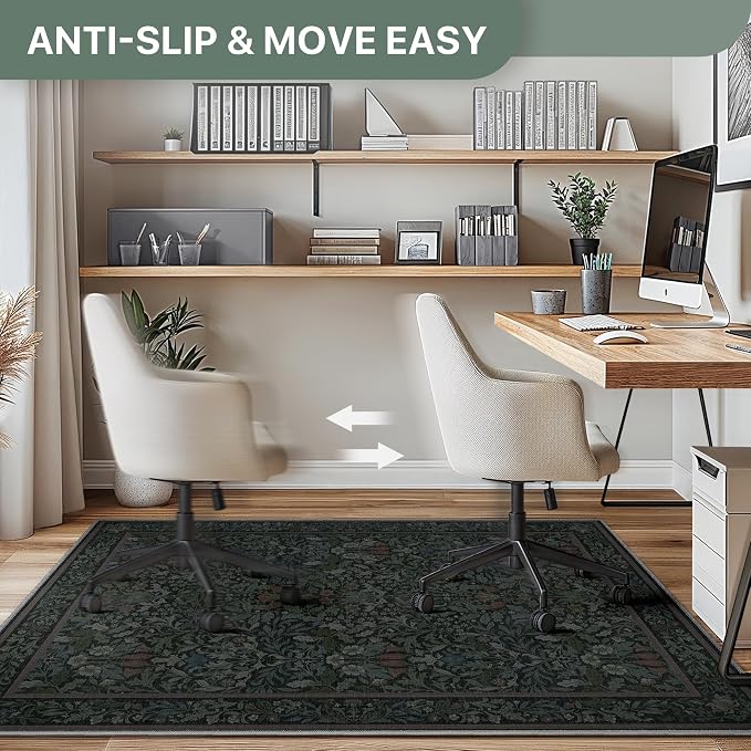 48"x60" Office Chair Mat for Hardwood Tile Floor, Under Desk Carpet Protector - Image 4