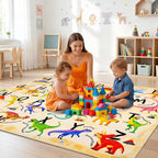 6x9 ABC Classroom Rug for Kids Playroom, Alphabet Rug - Image 7