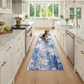 RELEANY Washable Area Rugs 2x7 Non-Slip Modern Abstract Soft by RELEANY