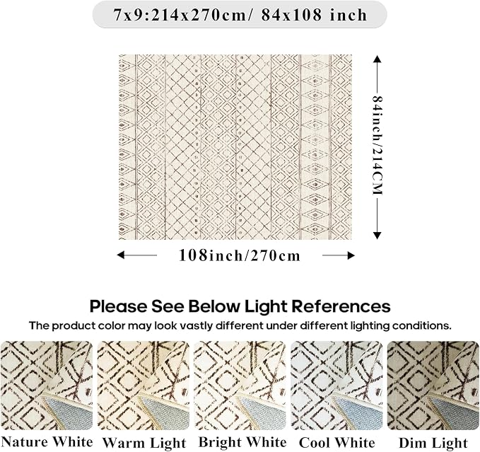 7x9 Area Rug for Living Room - Image 2