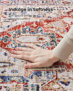 AMADA HOMEFURNISHING 5x7 Area Rugs, Washable Living Room Rug Low-Profile - Image 7