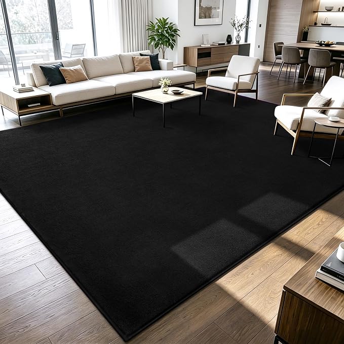 ISEAU 8x10 Rug for Living Room, Soft Memory Foam Carpet by ISEAU