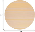 SAFAVIEH Courtyard Collection 6'7" Round Gold/Beige CY6062 Stripe Indoor/ - Image 2