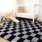 Checkered Rugs for Living Room Bedroom, 5x7 Area Rugs for Living Room, Modern - Image 7