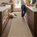DEX Hallway Runner Rug 2'4''x8, Non Slip Rubber Backing Inside Entryway Carpet - Image 8