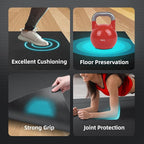 GymCope Large Exercise Mat for Home Workout, - Image 5