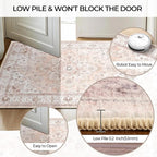 CAPALOCA Machine Washable Rugs Nursery Rug 5x8 Cute Girl Non Slip Low Pile - Image 7