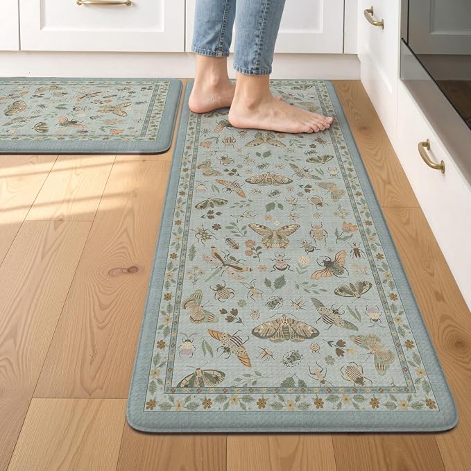 LEEVAN Anti Fatigue Mats for Kitchen Floor Non-Slip, Cushioned Kitchen Mats for by LEEVAN