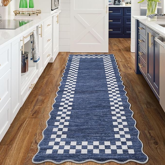 Rug Runners for Hallways 2x8 Washable Kitchen Runner Rug Non Slip Low Pile - Image 2