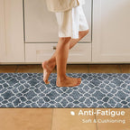 FRESHMINT Kitchen Mat Set of 2, Anti-Fatigue Cushioned Kitchen Mats - Image 3