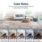 Lessymo 8FT Washable Round Area Rugs - Image 8
