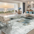 10x14 Area Rugs for Living Room Rug Washable: Abstract Large Rug Indoor Modern - Image 8