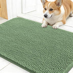 OLANLY Dog Door Mat for Muddy Paws 24x16, Absorbs Moisture and Dirt, Absorbent by OLANLY