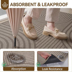 Front Door Mat 24''x71'', Absorbent Washable Non Slip Indoor Runner, Easy Clean - Image 3