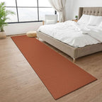 KOZYFLY Orange Runners Rugs for Hallway 2x10, Washable Runner Rug, Woven Non - Image 8