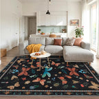 Rugxara Floral Rug for Living Room Bedroom - Image 2