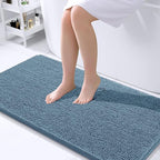 OLANLY Large Bathroom Rugs 40x24, Extra Soft Absorbent Chenille Bath Rugs by OLANLY