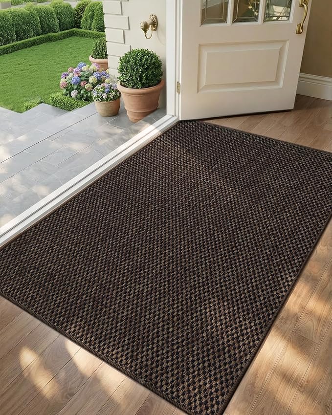 Color&Geometry Ultra-Thin Indoor Door Mat, Washable Doormat by COLORG