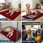 Smiry Dog Door Mat for Muddy Paws 70x35, Absorbent Dirt Trapper, Non-Slip - Image 6