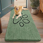 Smiry Dog Door Mat for Muddy Paws, Absorbent Dirt Trapper Non Slip Quick Dry by Smiry