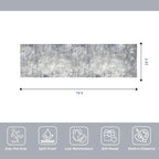 2x7 ft Hallway Runner Rug – Washable Non-Skid Soft Carpet - Image 2
