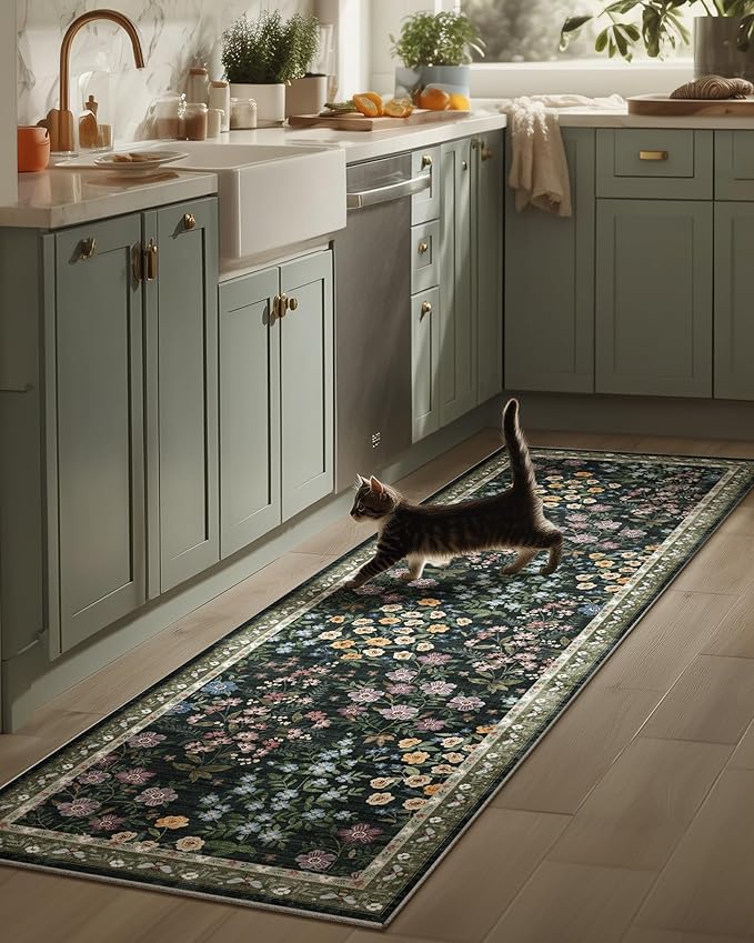 Washable Kitchen Rug Runners for Hallways: 2'x6' Runner Rugs by palohom