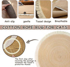 47.2 in Cat Rug, Cat Scratch Rug, Cat Scratch Rugs - Image 3