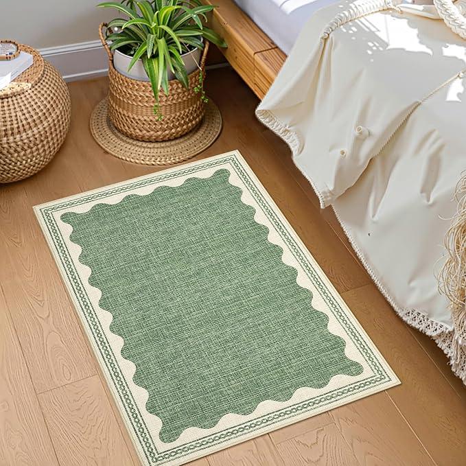 GarveeHome Scalloped Door Mat Indoor Rugs - Image 2