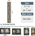 DUKINO 2x12 Runner Rug for Hallway, Soft Floral Washable Kitchen Runner Rug - Image 2