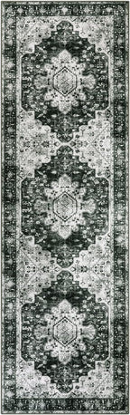 Moynesa Ultra-Thin Washable Vintage Runner Rug - Image 9