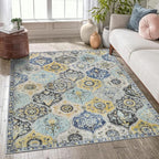 Lahome Moroccan Trellis Washable Small Area Rug, 3x5 Area Rug by Lahome