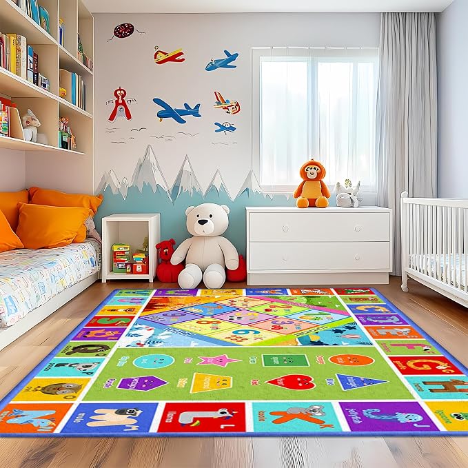 8x10 Kids Rug for Classroom & Playroom - Image 3