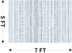 5x7 Area Rugs for Living Room Machine Washable Rug Distressed Indoor Carpet - Image 2
