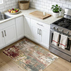 RELEANY Washable Area Rugs 3x4 Non-Slip Modern Abstract Soft - Image 3